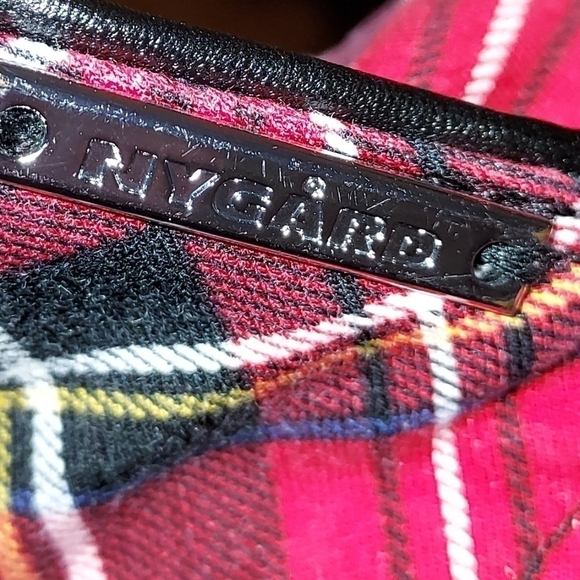 Luxe Slims jegging plaid red and black large Petite - Picture 5 of 8